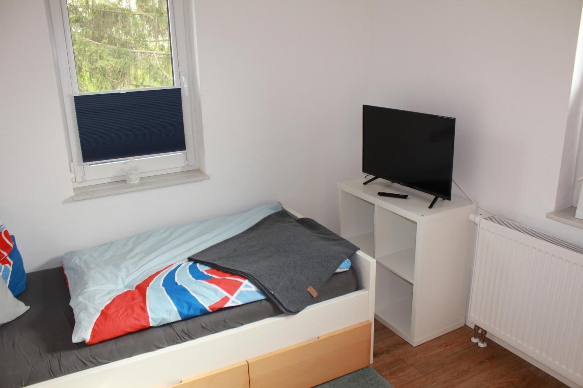 Fewo Im Lehm-Fachwerkhaus Erfurt Mit 3 Einzelnen Schlafzimmern Je Mit Tv Exterior photo